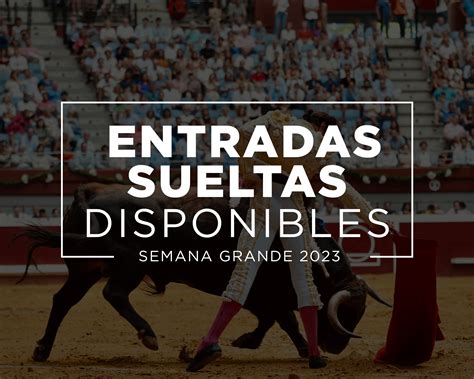 VENTA DE ENTRADAS SUELTAS DISPONIBLE | SAN SEBASTIÁN 2023 - BMF Toros