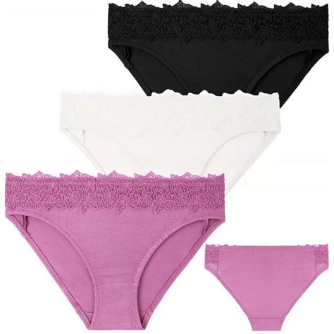 Kup Majtki Figi Damskie Koronkowe Bikini Seksowne Wiskoza PAK MORAJ