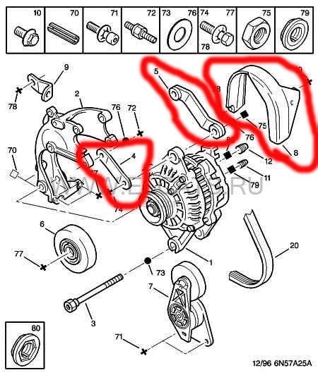 Нужна помощь: крепление генератора — Peugeot 405, 2 л, 1993 года ...