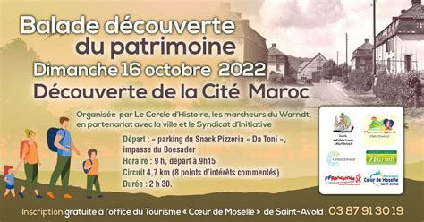 Balade Découverte Cité Maroc Accueil Mairie De Creutzwald