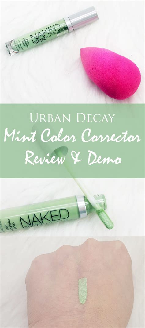 Urban Decay Naked Skin Color Correcting Fluid In Mint Review Pale