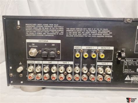 Sony Str D S Fm Stereo Am Fm Receiver Photo Canuck Audio Mart