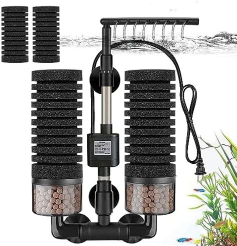 Amazon Deggox Aquarium Electric Sponge Filter With Submersible