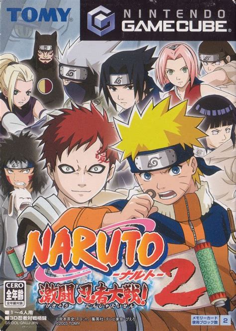 Naruto: Clash of Ninja 2 (2003) GameCube box cover art - MobyGames