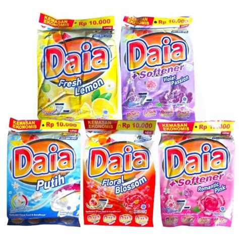 Jual Daia Sabun Deterjen Bubuk Gr Daia Sabun Detergen Softener