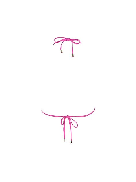 HOT STUFF Damen Bikinioberteil Triangel Solid Pink