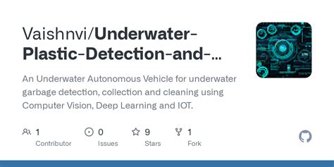 Underwater Plastic Detection And Cleaning Using Computer Vision And