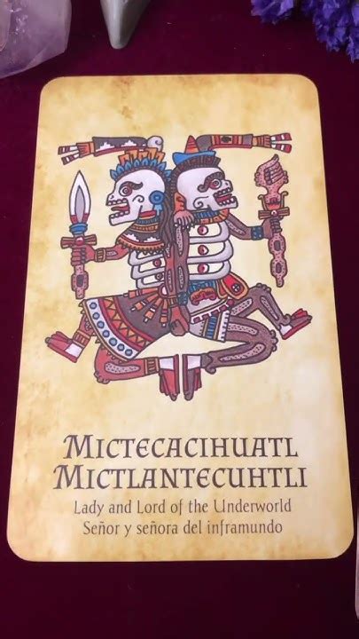 Mensaje del día #oraculo #oráculo #diosesantiguos #mexica #mictlantarot