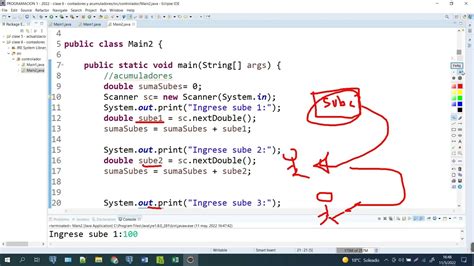 Acumuladores Y Productores En JAVA Sumar Las Subes Y Multiplicar Las