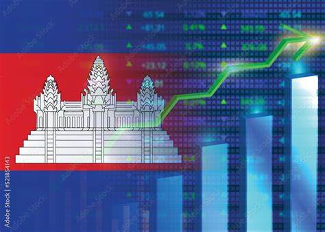 Economic Growth Concept In Cambodia Cambodia S Stock Market Cambodian