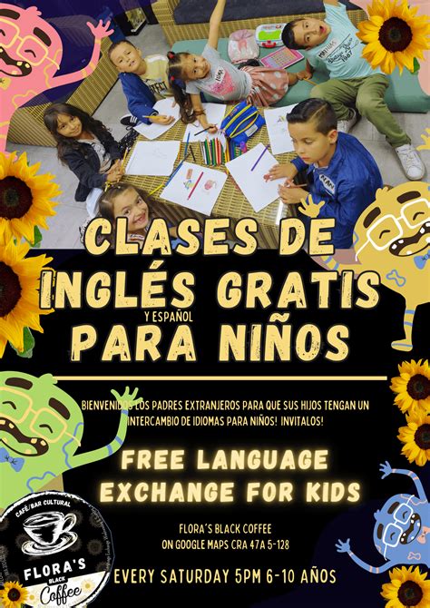 Attention Parents…. We have a free language exchange for your children