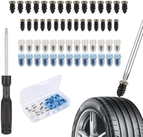 Wyvexa Pcs Tyre Repair Kit Rubber Nails Self Service Car Puncture