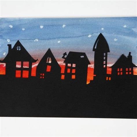 Silhouette Art from Black Card | DIY guide