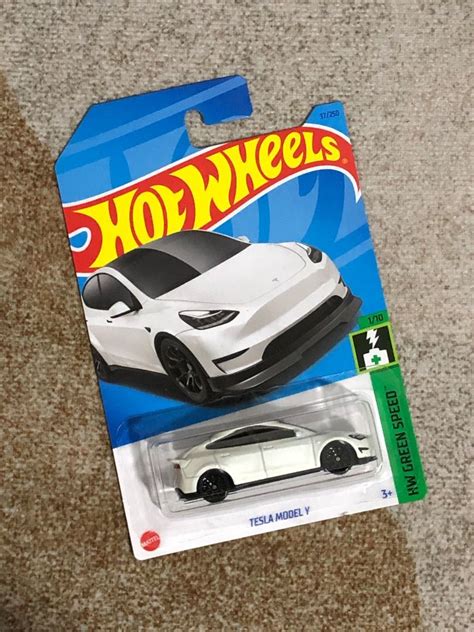 Hot Wheels Tesla Model Y Hobbies Toys Toys Games On Carousell