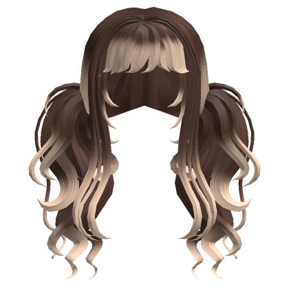 Lush Messy Cute Anime Pigtails Brown To Blonde Roblox