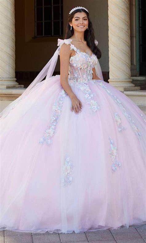 Quinceanera Collection 26067 - Floral Appliqued Ball Gown – Couture Candy