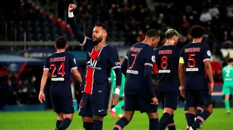 Psg Con Doblete De Neymar El Paris Golea Al Angers Y Ya Es Segundo De