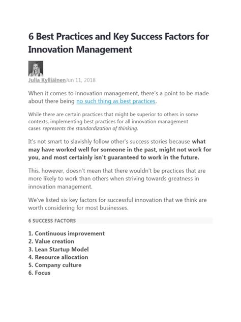 Understanding the Key Factors Behind the Success of Innovative Ventures - Duodeka USA Digital Hub
