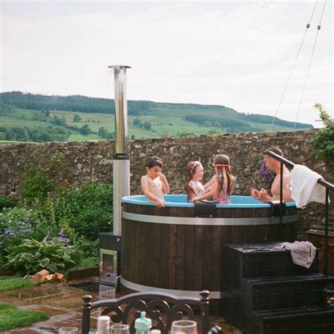Kirami Wood Fired Hot Tub Outdoor Sauna OFFERS The Log Company