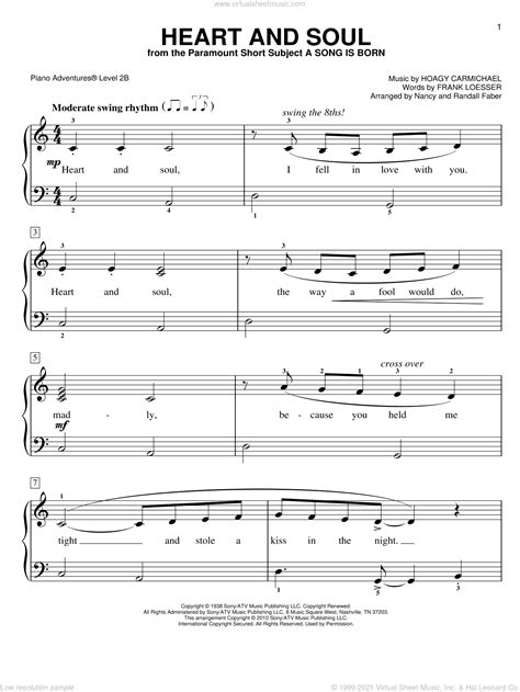 Carmichael Heart And Soul Sheet Music Intermediate Advanced For