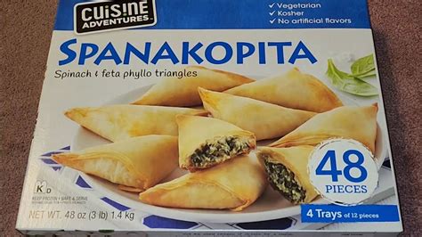 Costco Sale Item Review Cuisine Adventures Spanakopita Spinach Feta