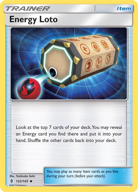 Energy Loto Guardians Rising Pokemon Card Pikawiz