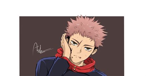 itadori yuuji artbymugi pixiv