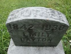 Emily Wealand Dayton Memorial Find A Grave