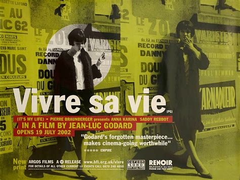 Vivre Sa Vie R2002 British Quad Poster Posteritati Movie Poster Gallery
