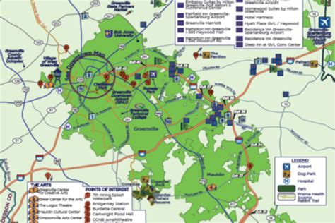 Maps Visitgreenvillesc