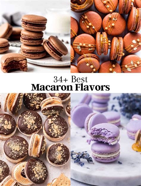 top macaron flavors  satisfy  sweet tooth recipe