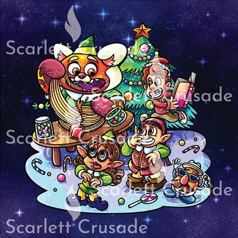 Turning Elf Panel — Scarlett Crusade