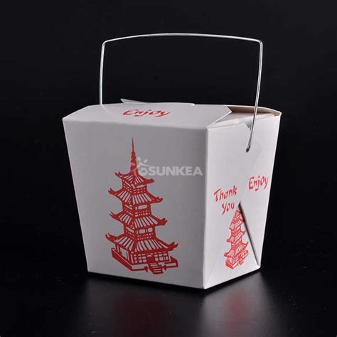 Asian Noodle Box With Optional Handle Buy Kraft Paper Noodle Box Noodle Box With Handle