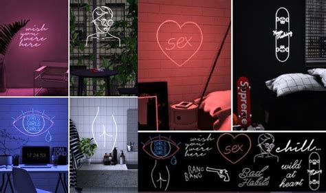 Neon Signs Set 3 For Sims 4