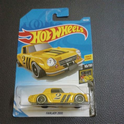 HOT WHEELS NISSAN 風火輪 FAIRLADY NIGHTBURNERZ 金屬黃色 日產 JDM 蝦皮購物