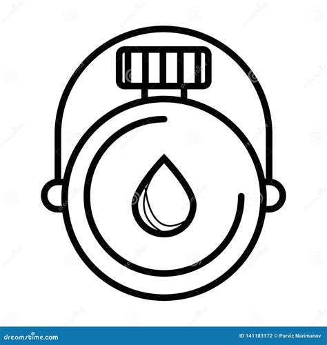 Icono Del Frasco De Agua Del Metal Stock De Ilustraci N Ilustraci N