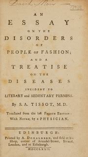 An essay on the disorders of people of fashion; and a treatise on the ...