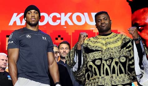 Como assistir à luta de boxe entre Francis Ngannou e Anthony Joshua AO