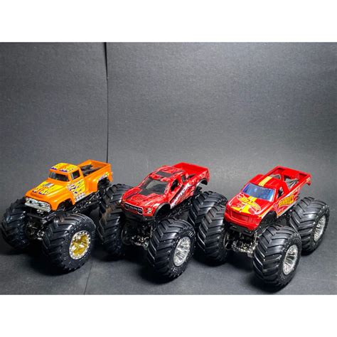 Hot Wheels Monster Truck บกฟต ลอยาง ขนาด Shopee Thailand
