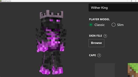 Minecraft Wither King Skin