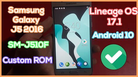 Install Lineage Os 17 1 On Samsung J5 2016 Sm J510f Best Custom Rom