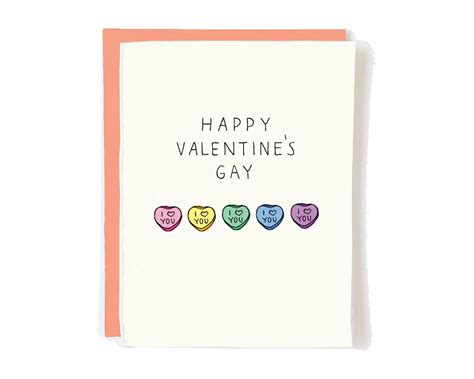 Gay Valentines Day Card Lesbian Gift For Boyfriend Or Girlfriend Etsy