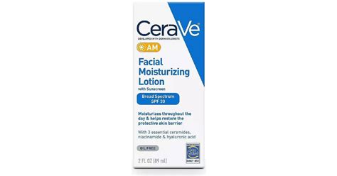 Cerave Am Face Moisturizer Lotion With Sunscreen Spf 30 2 Fl Oz