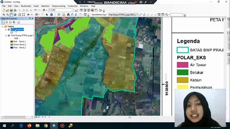 Digitasi Poin Polyline Polygon Dengan Arc Map Arc Gis Versi Youtube