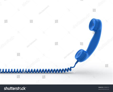Retro Telephone Receiver 3d Generated Image Stock Illustration 22896616