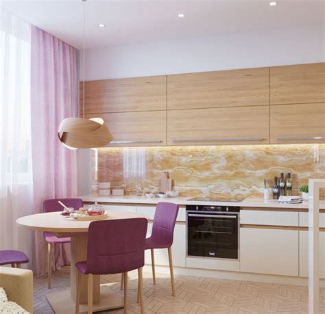 Обои для бежевой кухни в интерьере (80 фото) - красивые картинки и HD фото