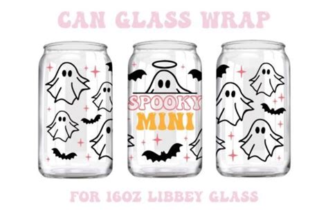 Spooky Mini Can Glass Svg Libbey Glass Graphic By SugarStudioArt