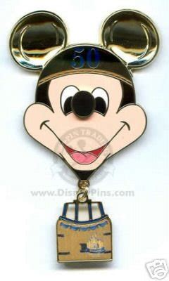 Dlr Mickey Mouse Hot Air Balloon Disney Pin Moc