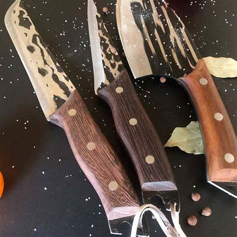 Ножи кухонные профессиональные для кухни набор универсальных поварских ...