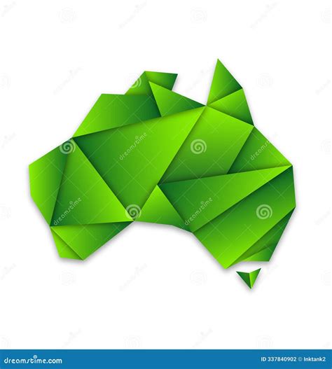 Simplified Map Of Australia Divided Into States And Territories. Grey